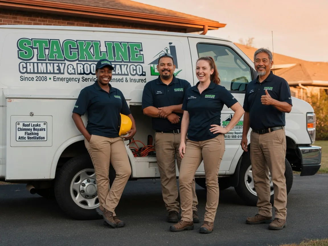 Chimney flashing repair company in Fenton, LA